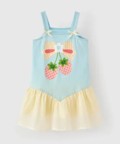 Rabity Girls' Strapless Dress